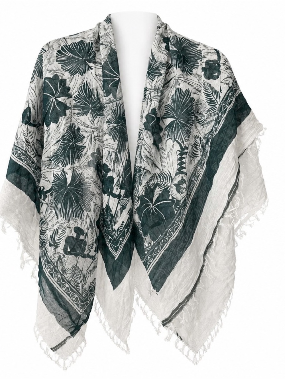 Gauzy scarf shawl